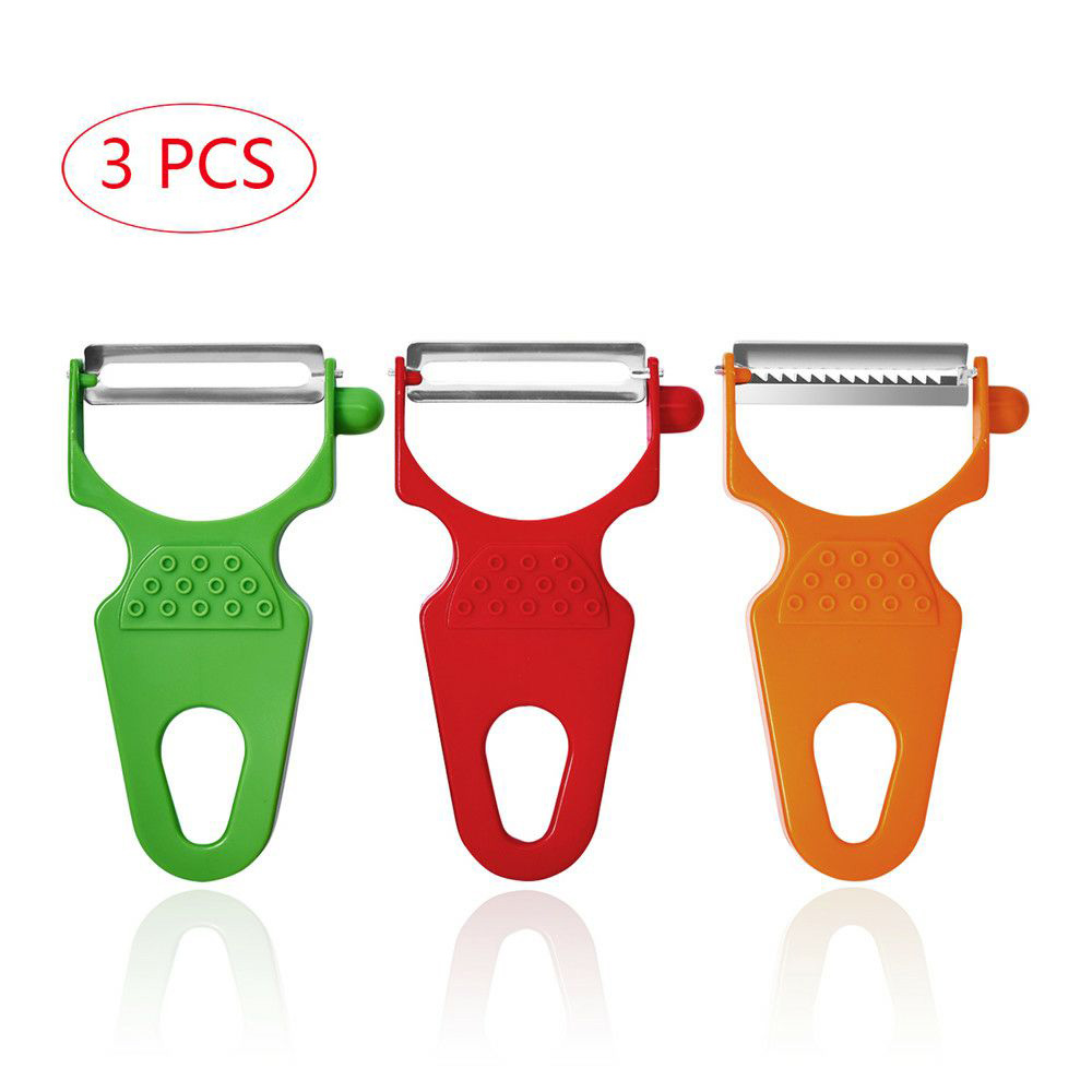 LHS Vegetable Peeler for Kitchen, Stainless Steel Potato Peeler